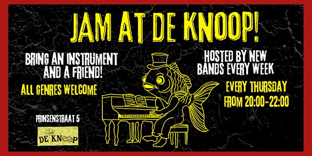 Image principale de FREE Live Music Jam at De Knoop!