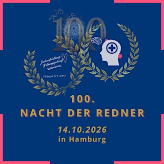 Image principale de 100. Nacht der Redner: Unsere Jubiläums-Show live in Hamburg