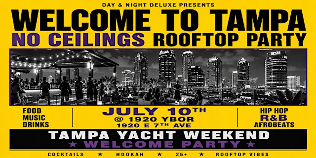 Primaire afbeelding van Tampa Yacht Weekend: No Ceiling Rooftop Party