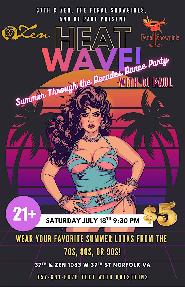 Imagen principal de Heat Wave: Summer Through the Decades Dance Party with DJ Paul!
