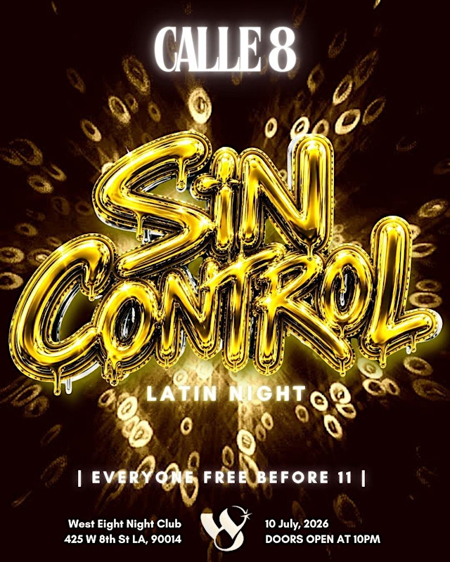 Imagem principal do evento Sin Control: World Cup After Party