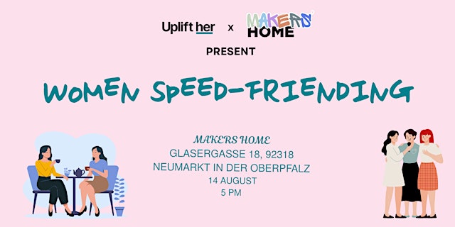 Women Speed friending & Networking event by Uplift her primary image