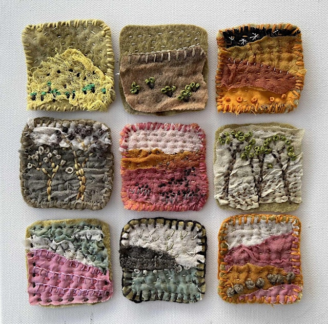 Imagem principal do evento Stitched Landscape Brooch with Pippita Bennett