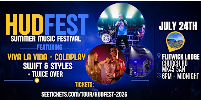 Image principale de Hudfest 2026 - Mini-Glastonbury Flitwick