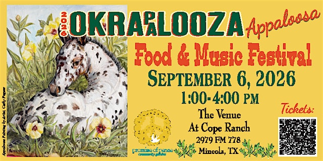 Okrapalooza Appaloosa 2026 Food and Music Festival primary image