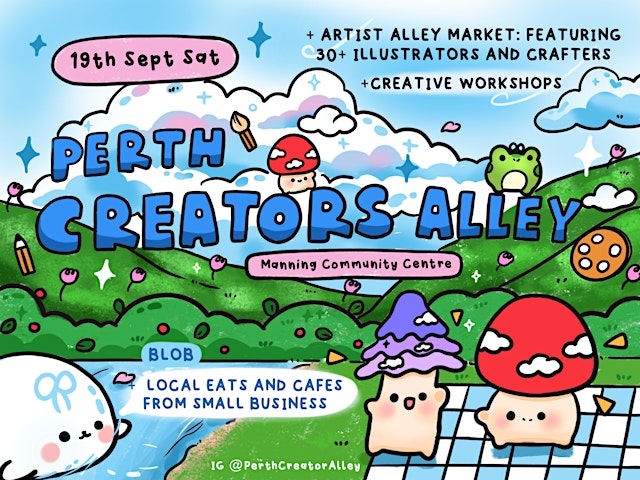 Imagen principal de Perth Creators Alley: Local Illustrators,Cafes and Workshops