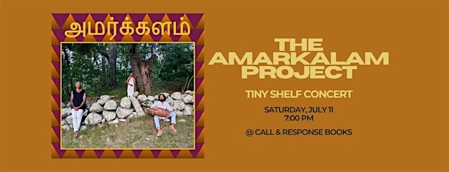 Image principale de Tiny Shelf Concert: The Amarkalam Project