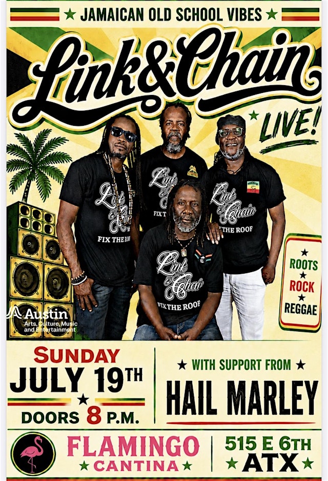 Image principale de Austin Live Music Fund Presents Link & Chain + Hail Marley!
