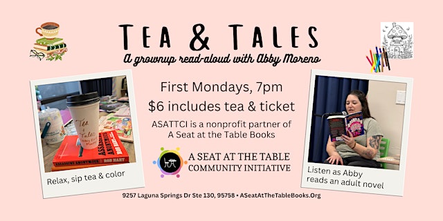 Tea & Tales: A Grownup Read-Aloud primary image