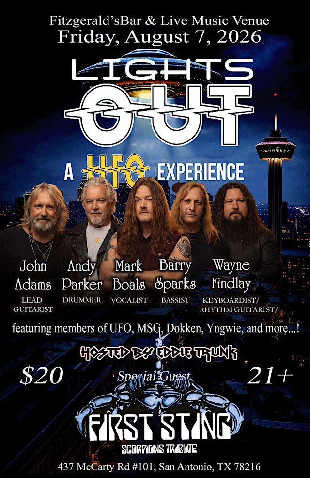 Primaire afbeelding van Lights Out the UFO Experience featuring Andy Parker