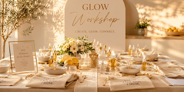 Hauptbild für The Glow Bar: Custom Shimmer Experience by K&K Co.