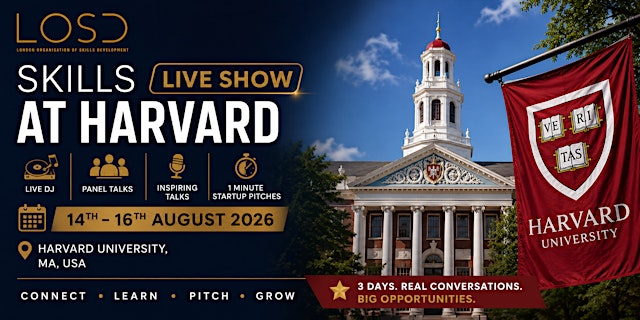 Image principale de Skills Live Show x Harvard, MA, USA (Day 1)