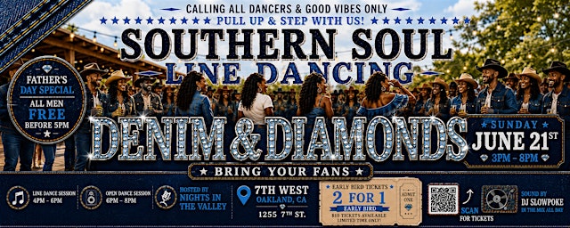 DENIM & DIAMONDS: SOUTHERN SOUL LINE DANCING primary image
