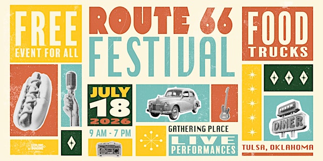 Gathering Place Presents — Route 66 Festival: Tales of the Mother Road primary image