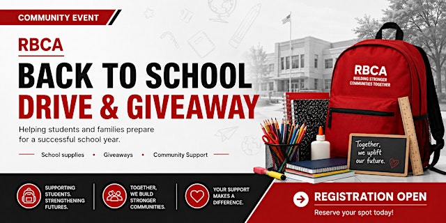 RBCA Back to School Drive primary image