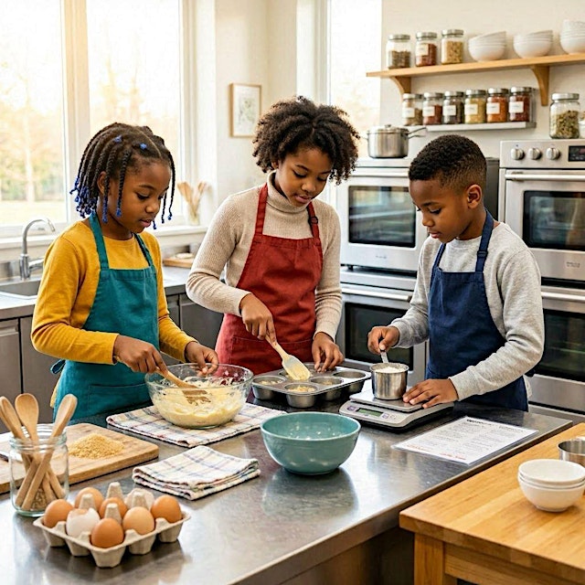 Image principale de NourisHER+HIM: Girls and Boys Cooking Class (Ages 6-16) Session 2