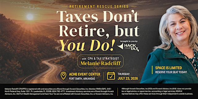 Image principale de Taxes Don't Retire, but You Do!