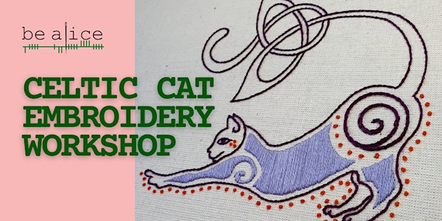 Imagen principal de Hand Embroidery Workshop - Celtic Cat