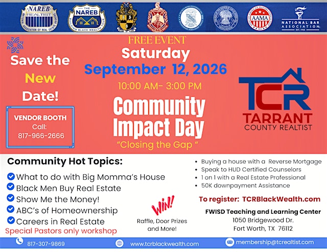 Imagen principal de Community Impact Day "Closing the GAP"- FREE to Attend!