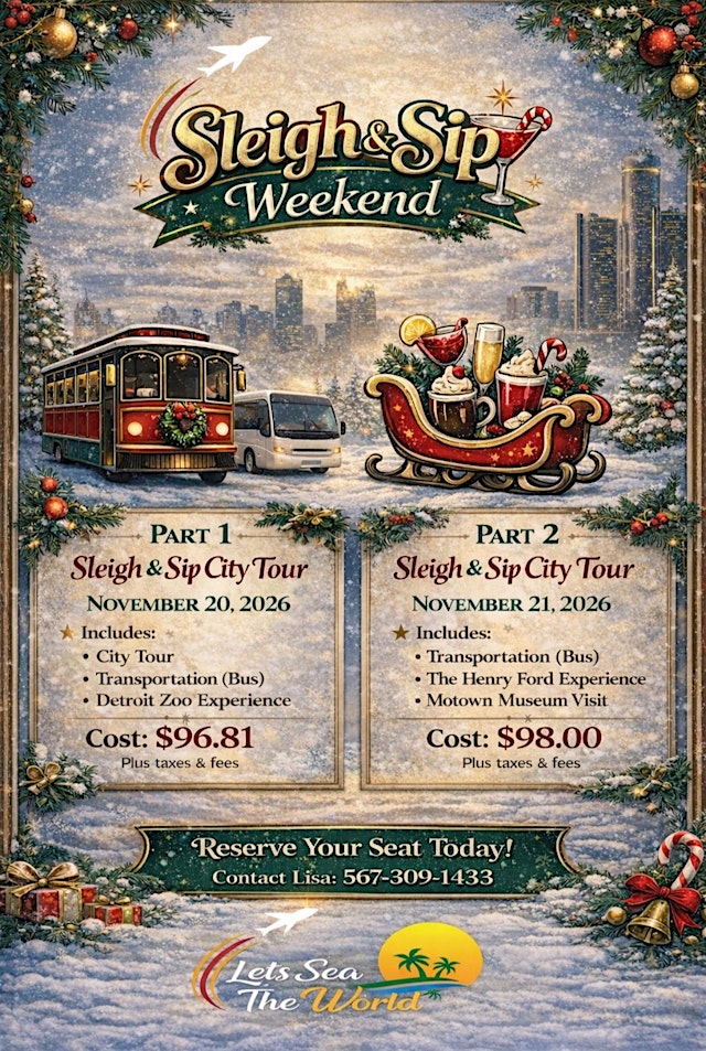 Sleigh & Sip Winter Weekend For Tour primary image