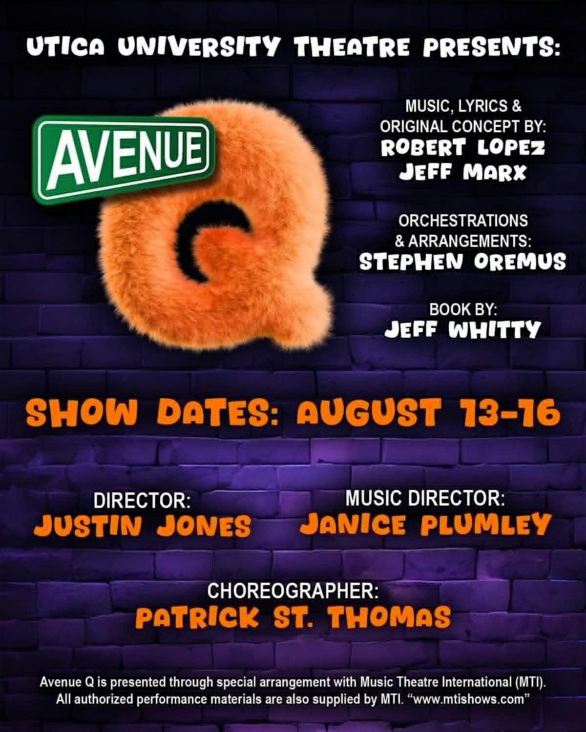 Saturday Evening Avenue Q