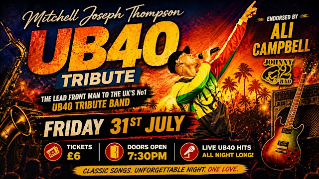 Image principale de Mitch Thompson - UB40 Tribute
