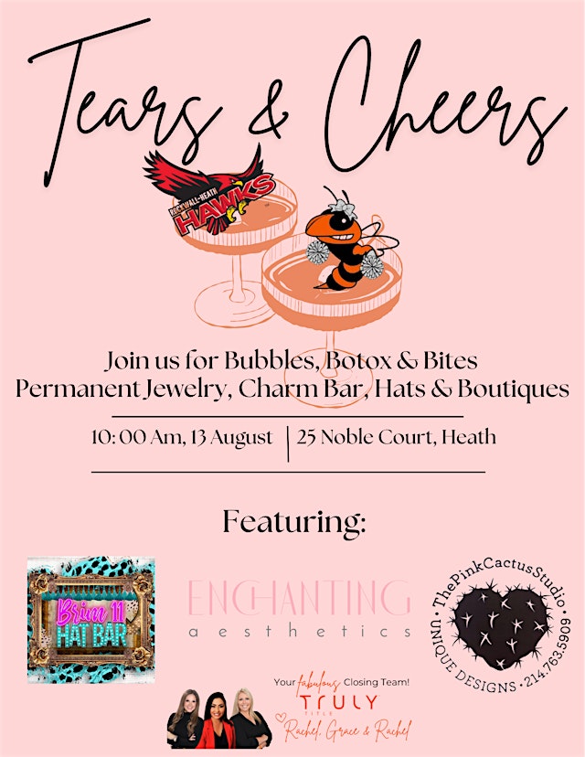 Imagem principal do evento Tears & Cheers - Back to School Pop By