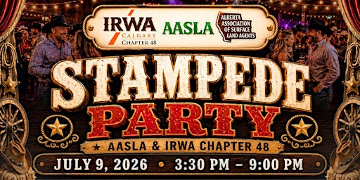 IRWA–AASLA Stampede Social