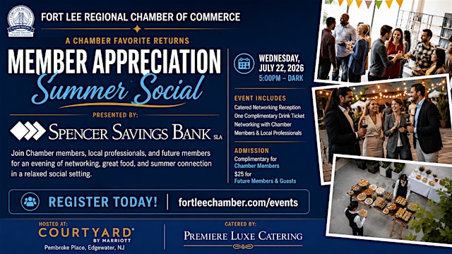 Imagem principal de NETWORKING: Member Appreciation Summer Social