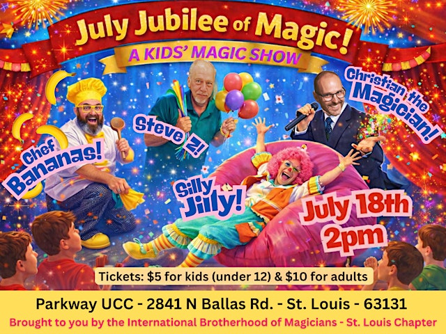 Image principale de July Jubilee of Magic - A Kid's Magic Show
