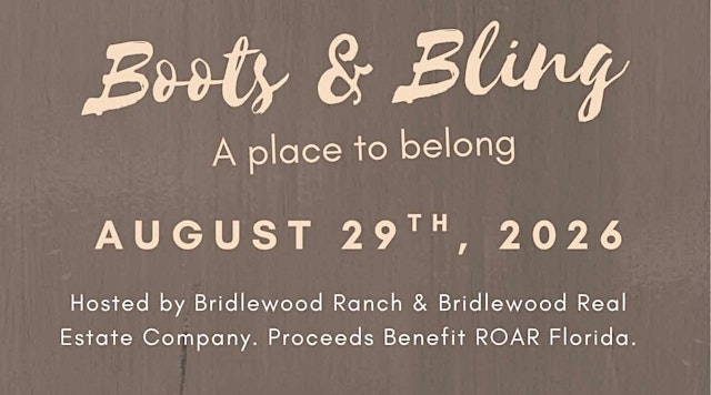 Immagine principale di Boots & Bling 2026 at Bridlewood Ranch - Benefitting ROAR Florida