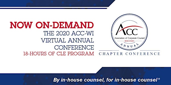 ON-DEMAND 2020 ACC-Wisconsin Virtual  Annual Conference