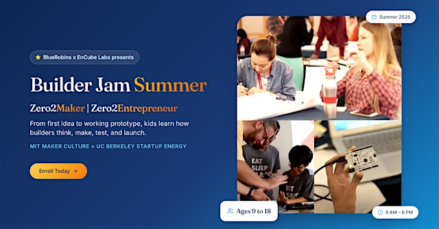 Image principale de Builder Jam Summer - Zero2Entrepreneur