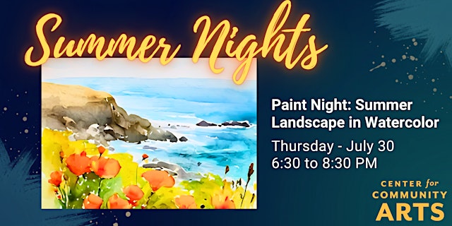 Image principale de Summer Nights: Landscape in Watercolor