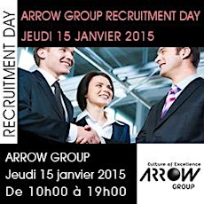 Image principale de Arrow Group Recruitment Day - jeudi 15 janvier 2015 - INSCRIPTION OBLIGATOIRE*
