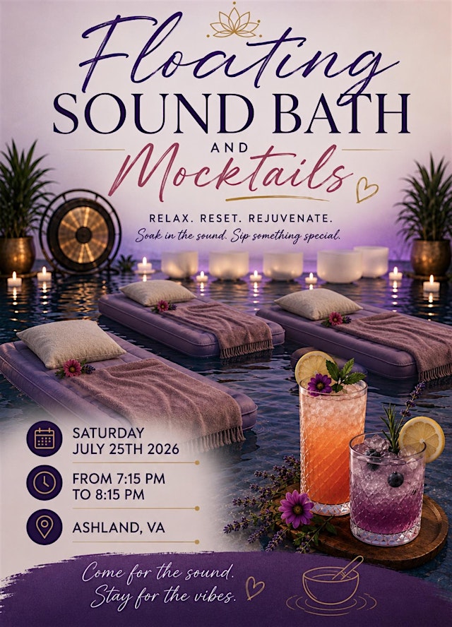 Image principale de Floating Sound Bath and Mocktails
