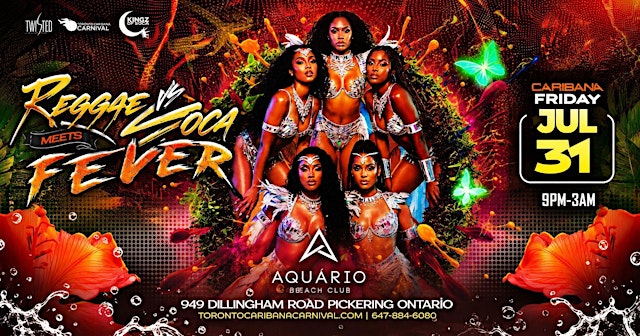 Image principale de RVS Meets Fever | Caribana Friday July 31st | Aquario Beach Club