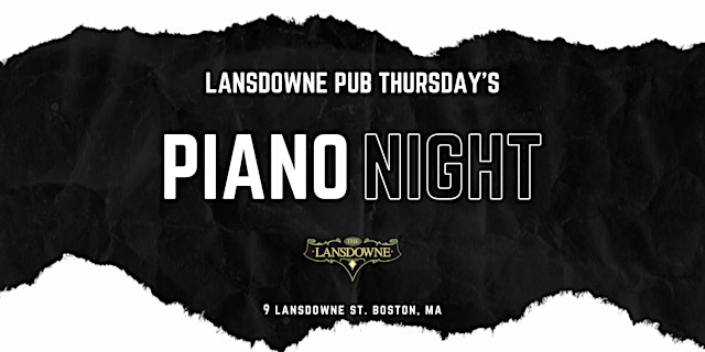Image principale de Piano Night @ Lansdowne Pub