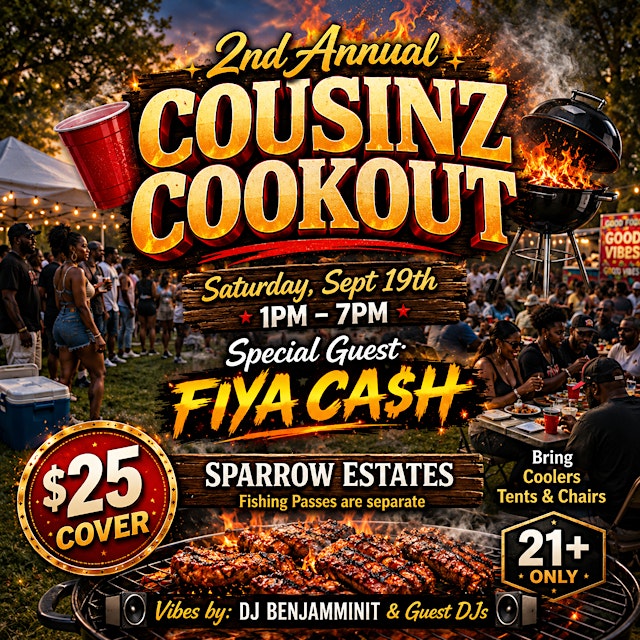 2nd Annual Cousinz Cookout primary image