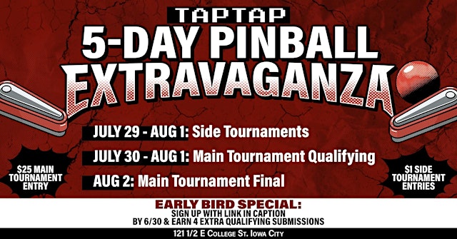 Image principale de 5 Day Pinball Extravaganza