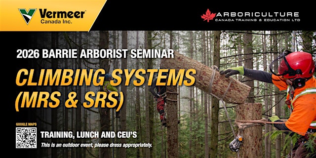Image principale de 2026 Vermeer Canada (Barrie) Arborist Seminar