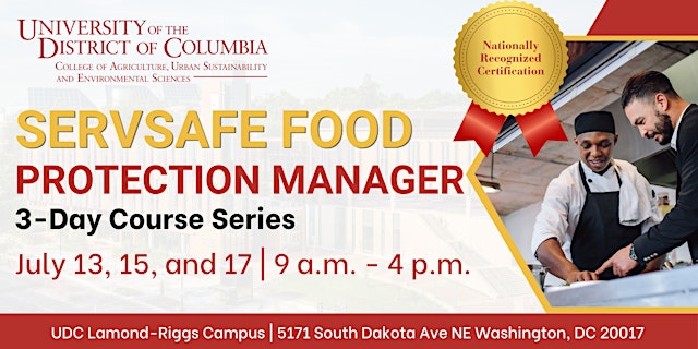 Hauptbild für UDC ServSafe Food Protection Manager Course (July 2026)