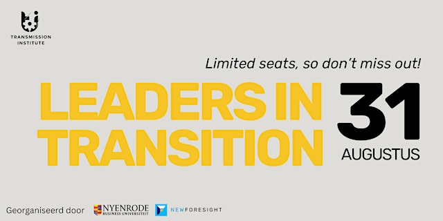 Imagem principal de Leaders in Transition — Lancering