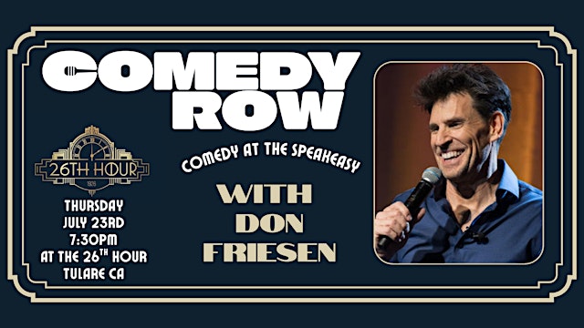 Hauptbild für Comedian Don Friesen Live at The 26th Hour