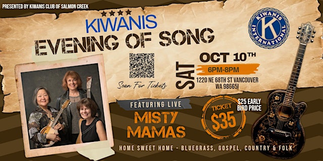 Image principale de Kiwanis Evening Of Song Presents Misty Mamas