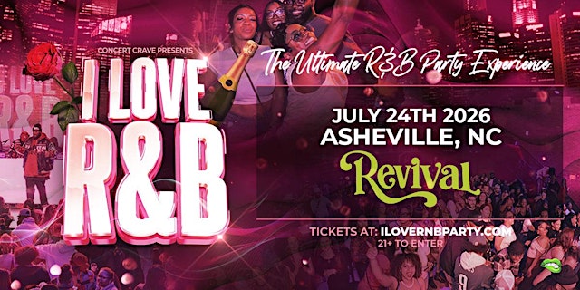 Image principale de I LOVE R&B PARTY - Asheville, NC