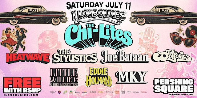 Image principale de FREE EVENT! The Chi-Lites, Heatwave, The Stylistics & MORE!