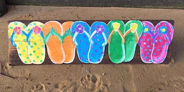 Flip Flops: Gambrills, The Greene Turtle with Artist Katie Detrich! primary image