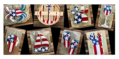USA Flag: Halethorpe, Shannon's with Artist Katie Detrich! primary image
