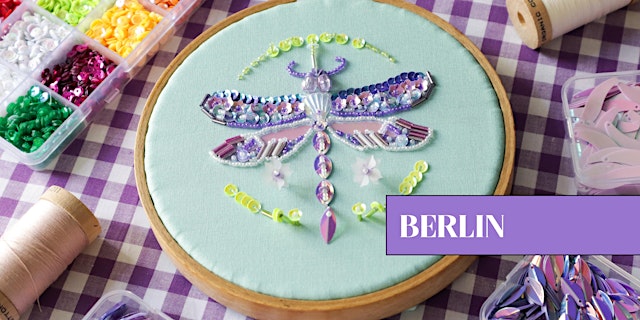 Imagen principal de The Iridescent Dragonfly: Beads and Sequins Embroidery in Berlin
